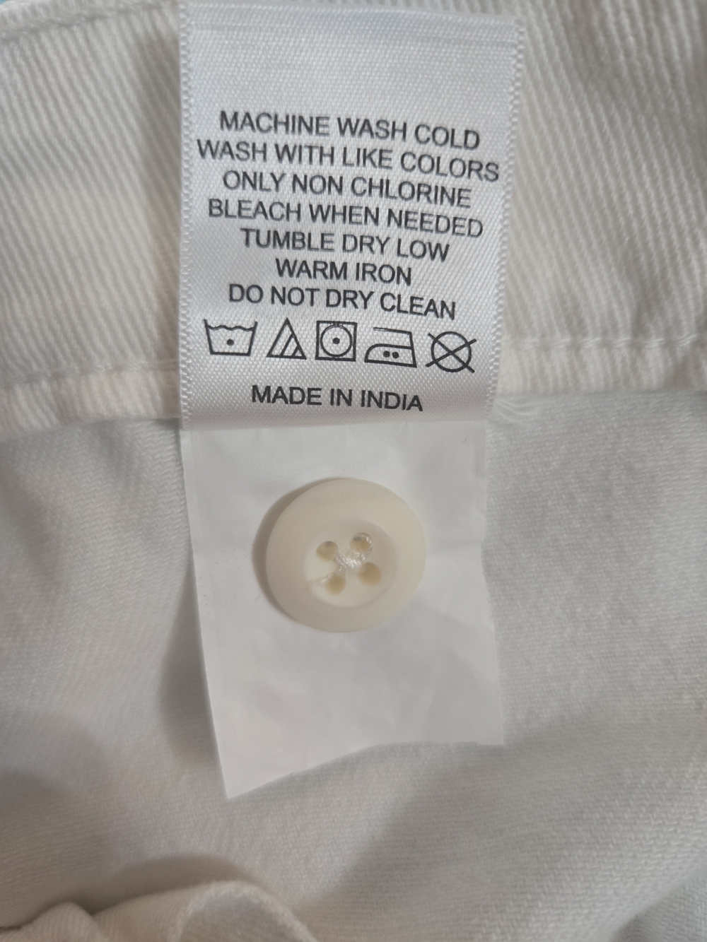 Quince Organic Stretch Cotton Twill Wide Leg Crop Pants Women’s Sz 25 White NWOT - Picture 5 of 10